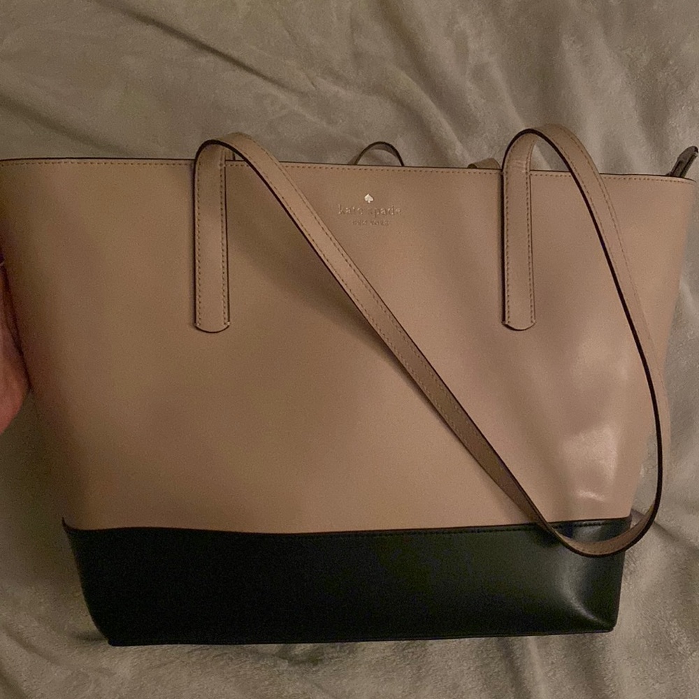 Kate spade tote. Pink and black